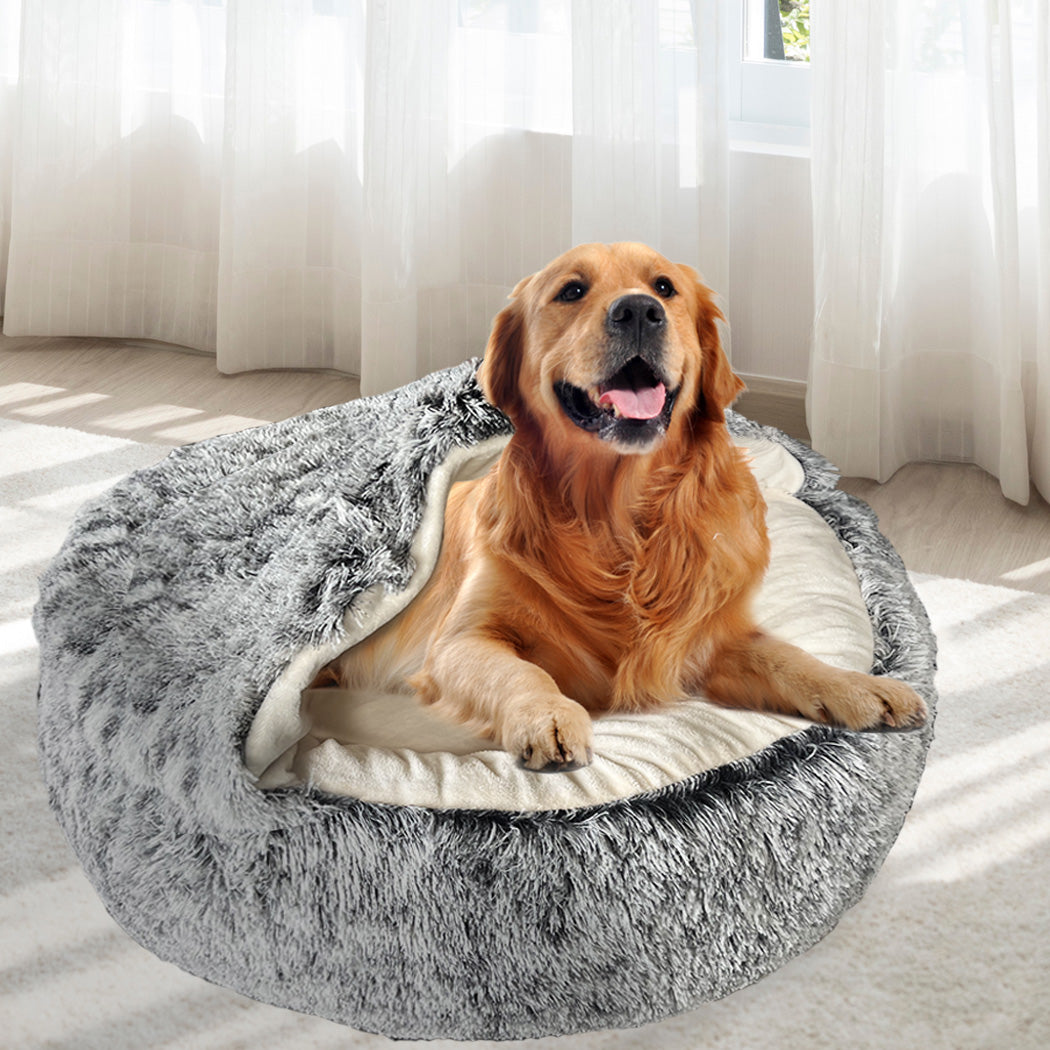 PaWz Pet Dog Calming Bed Warm Soft Plush XL X-Large-1836526655628251142