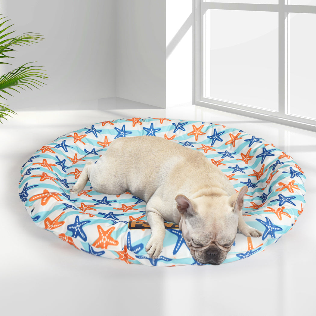 PaWz Pet Cool Gel Mat Cat Bed Dog Bolster L Large-1831593083335217158