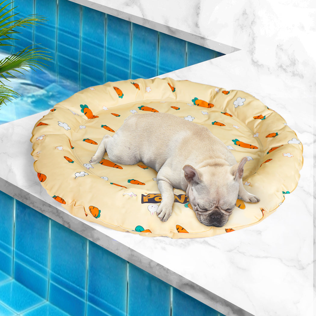 PaWz Pet Cool Gel Mat Cat Bed Dog Bolster L Large-1831593084488650759