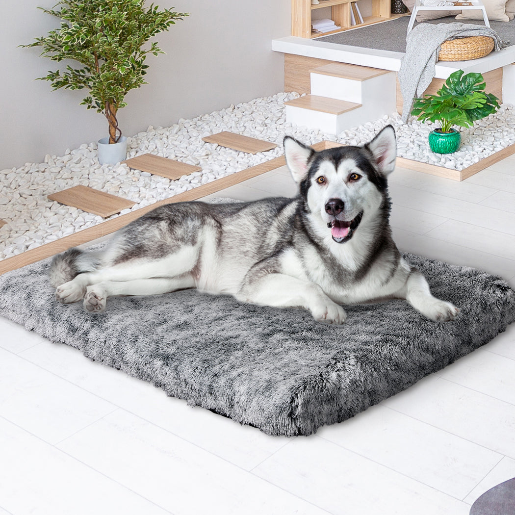 PaWz Dog Mat Pet Calming Bed Memory XL Charcoal X-Large-1831593133549424647