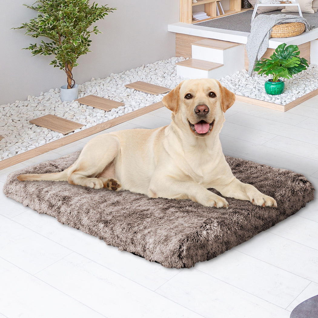 PaWz Dog Mat Pet Calming Bed Memory L Coffee Large-1831593130630189063