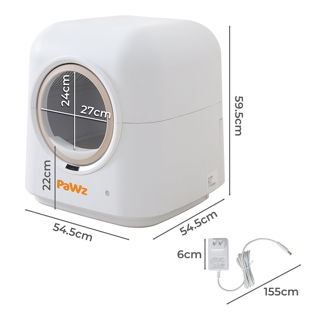 PaWz Smart Cat Litter Box Automatic-1831593141061423106