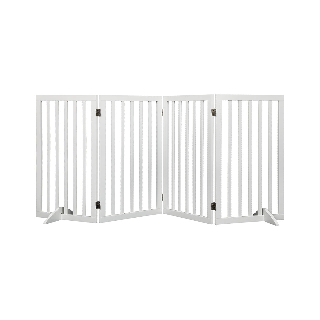 PaWz Wooden Pet Gate Dog Fence Safety White 800x 3MM-1831593102947782656