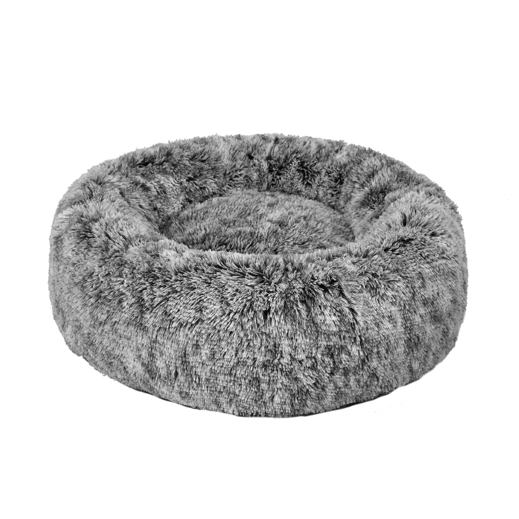 PaWz Pet Bed Cat Dog Donut Nest Calming M Charcoal Medium-1836526647998812160