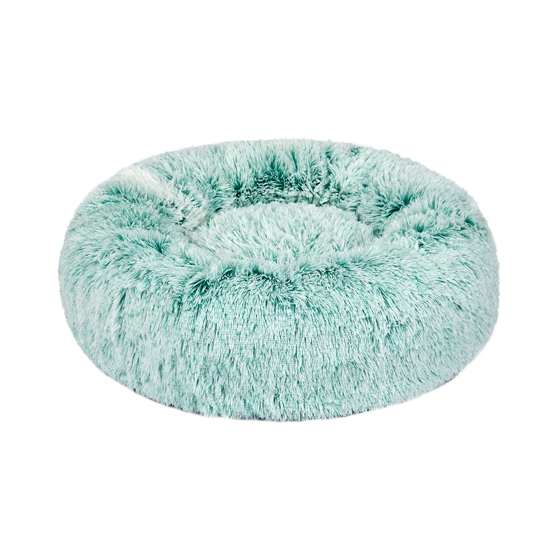 PaWz Pet Bed Cat Dog Donut Nest Calming L Teal Large-1831593130189787136