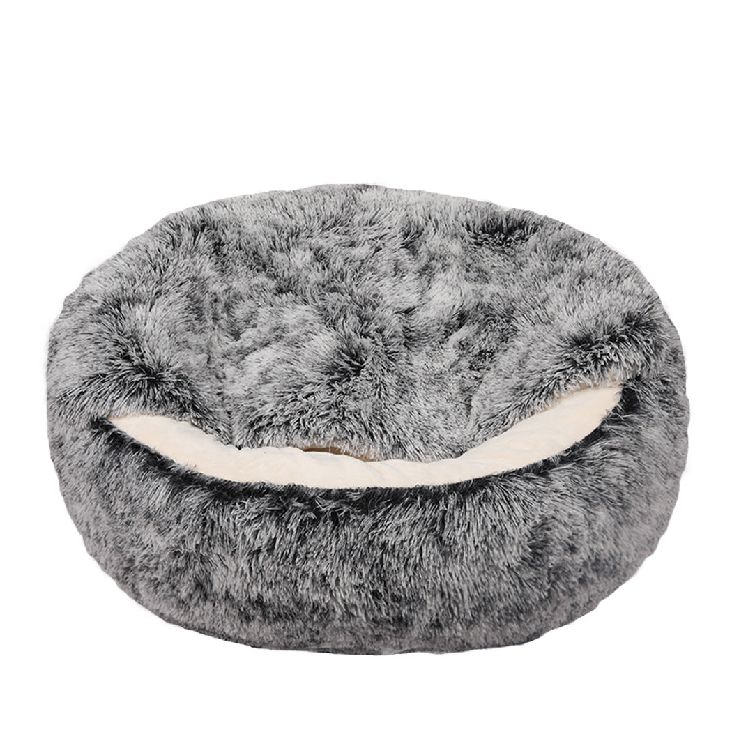 PaWz Pet Dog Calming Bed Warm Soft Plush M Medium-1831593094567563265