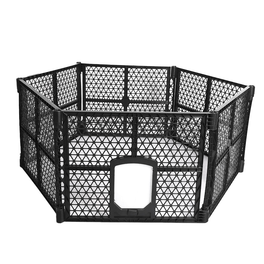 PaWz Pet Playpen Folding Dog Plastic M Medium-1836526653463990273