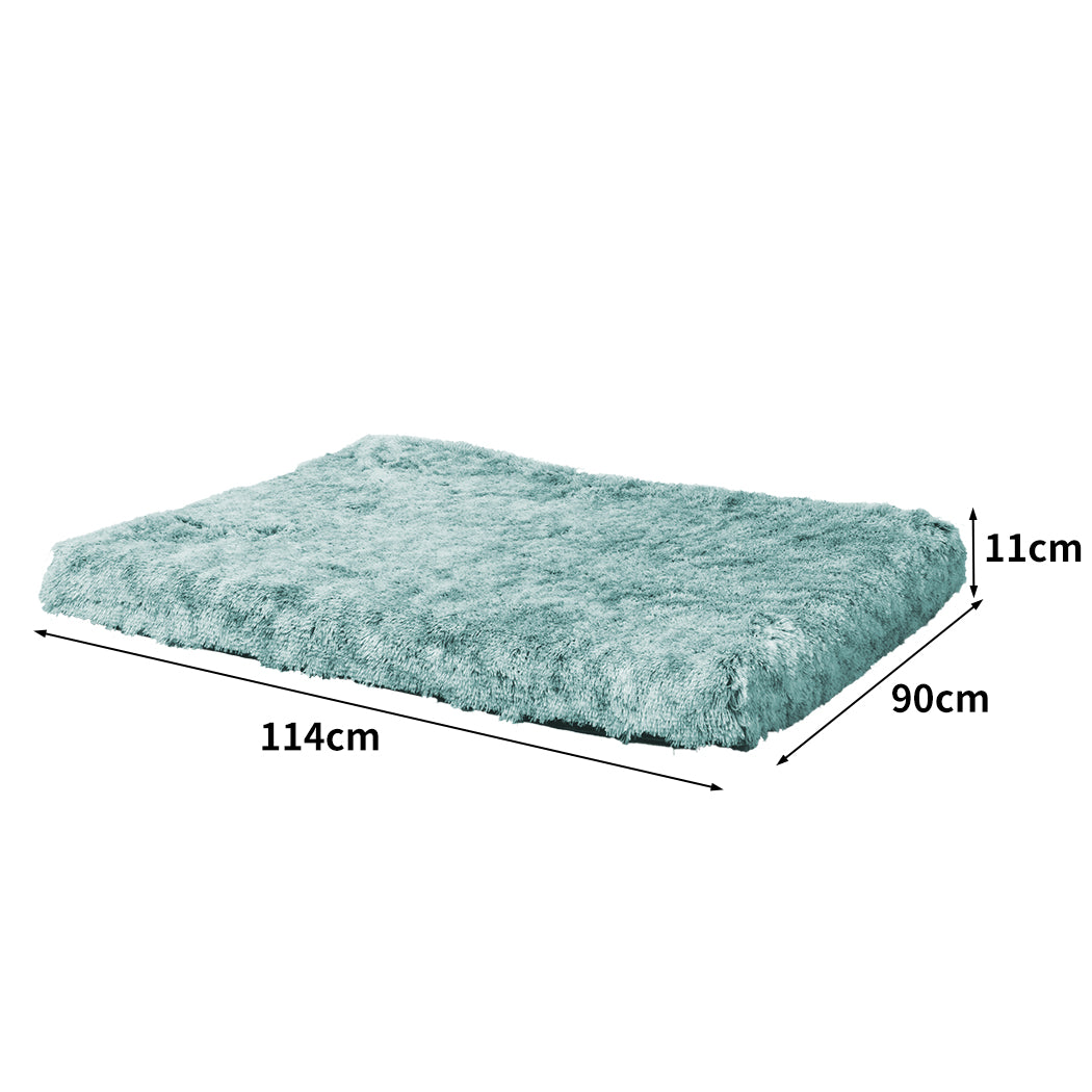 PaWz Dog Mat Pet Calming Bed Memory L Green Large-1831593133981437954