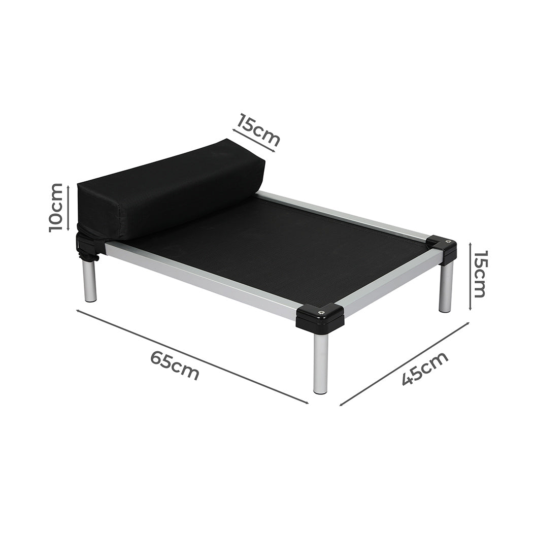 PaWz Pet Trampoline Aluminium Frame M Black Medium-1836526663882641410