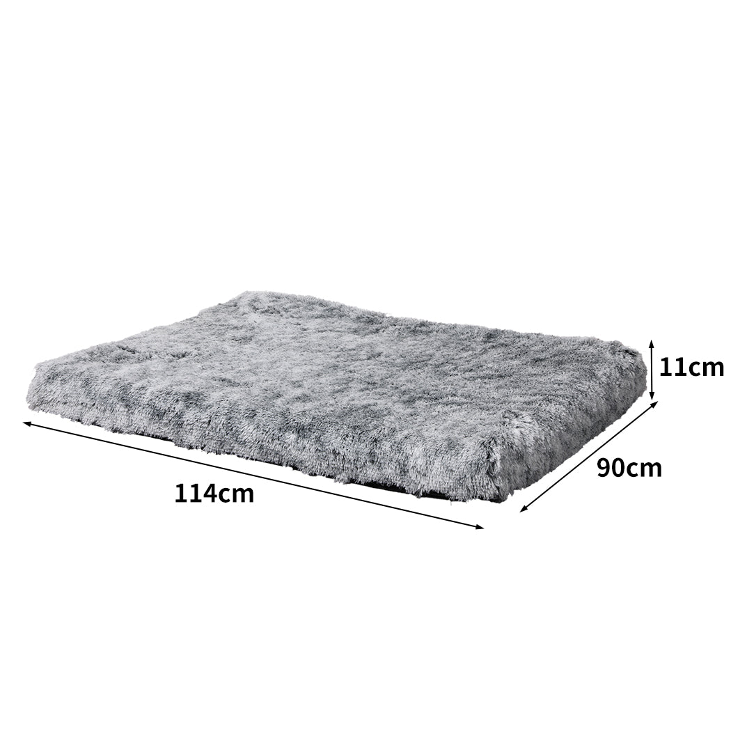 PaWz Dog Mat Pet Calming Bed Memory L Charcoal Large-1831593127564152834