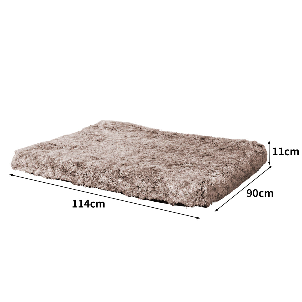 PaWz Dog Mat Pet Calming Bed Memory L Coffee Large-1831593130630189058