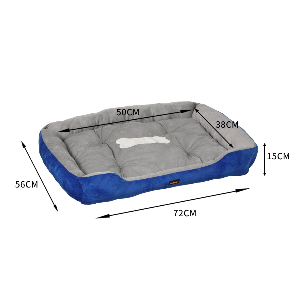 PaWz Pet Bed Dog Beds Bedding Mattress M Navy Medium-1836526642139369474