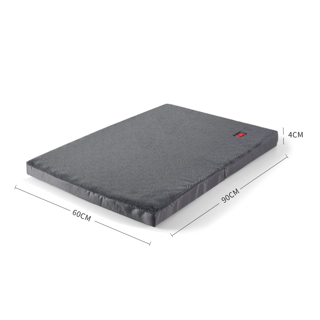 PaWz Pet Bed Foldable Dog Puppy Beds Grey Large-1831593113609703426