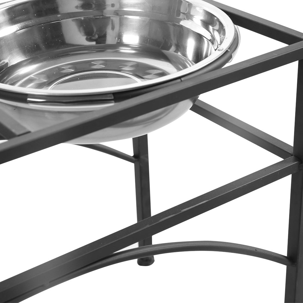 PaWz Dual Elevated Raised Pet Dog Feeder Small-1836526679640641539