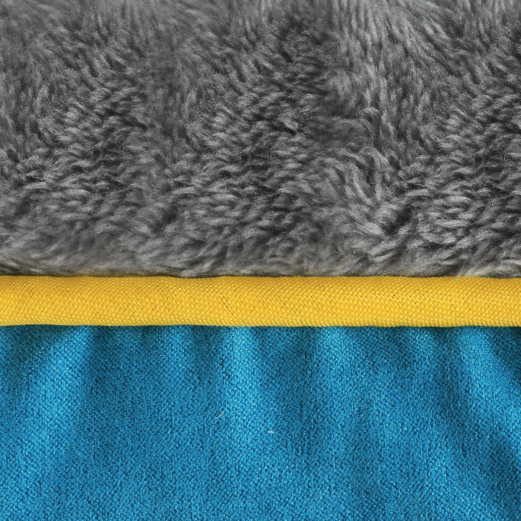 PaWz Electric Pet Heater Bed Heated XL Blue X-Large-1831593125861265411