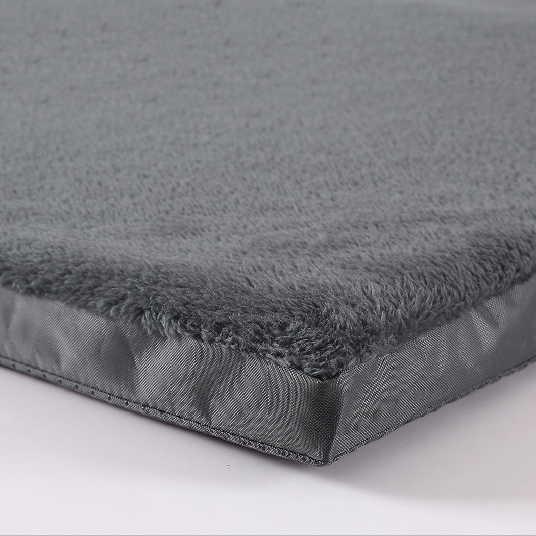 PaWz Pet Bed Foldable Dog Puppy Beds Grey Large-1831593113609703428