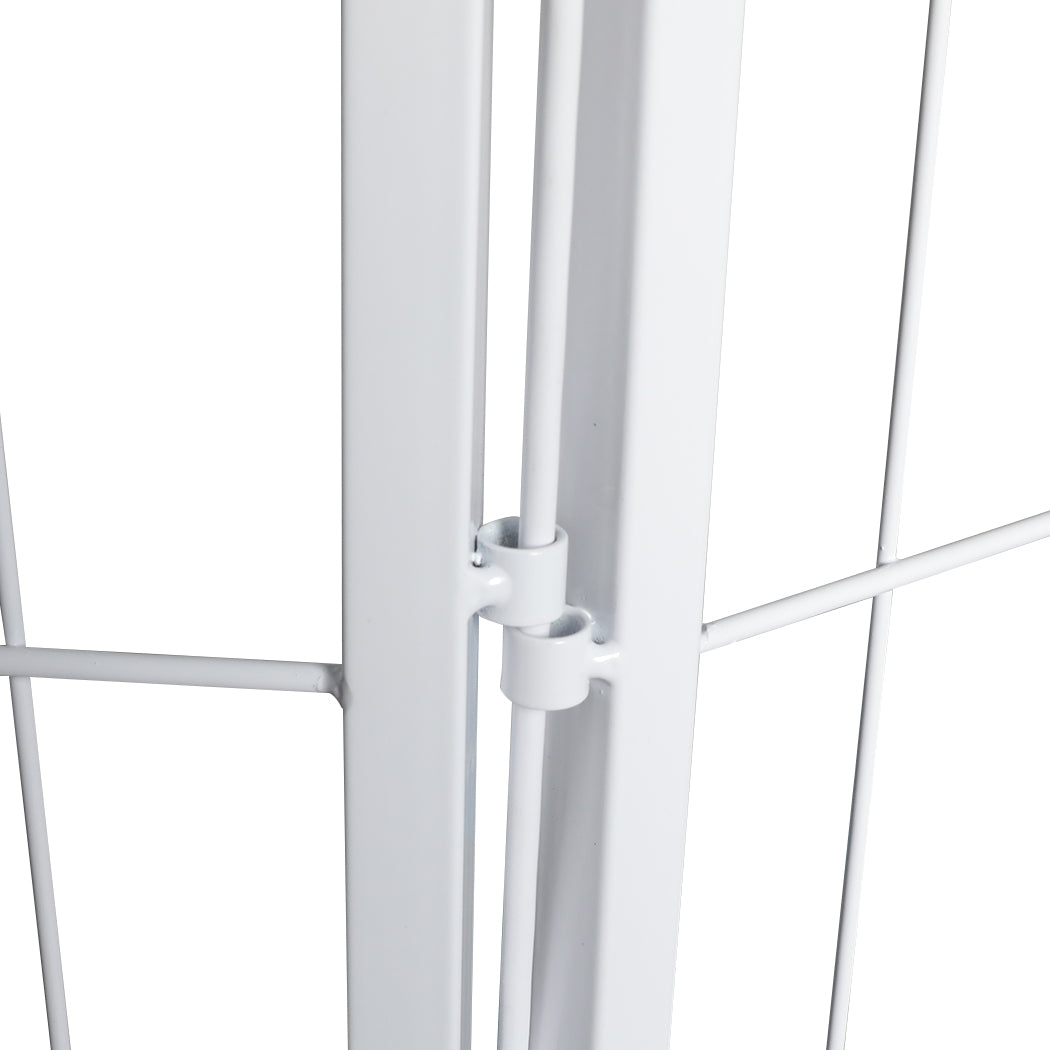 PaWz 8 Panel 24'' Pet Dog Playpen Puppy White 24 inch-1831592610247086085