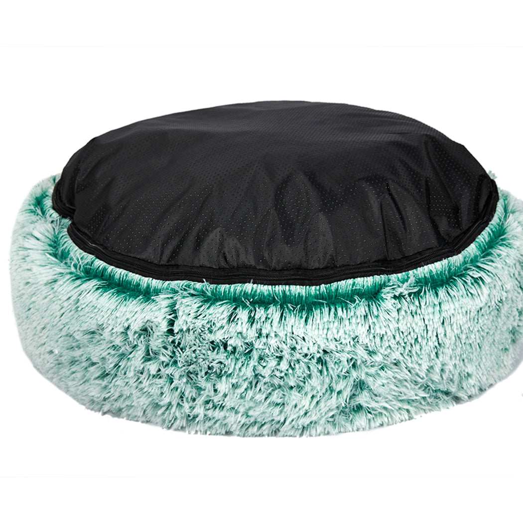 PaWz Pet Bed Cat Dog Donut Nest Calming XL Teal X-Large-1836526648783147013