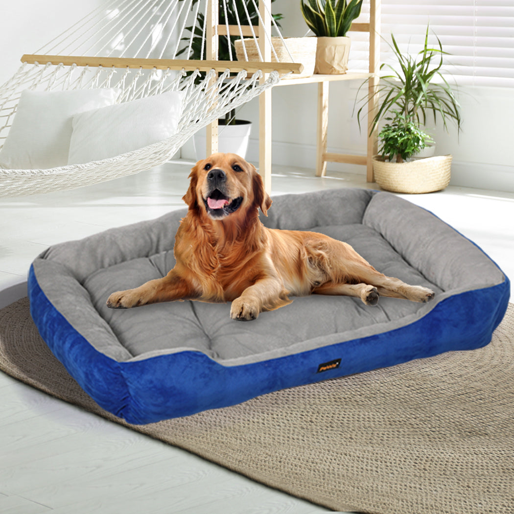 PaWz Pet Bed Dog Beds Bedding Mattress XL Navy X-Large-1836526642441359366
