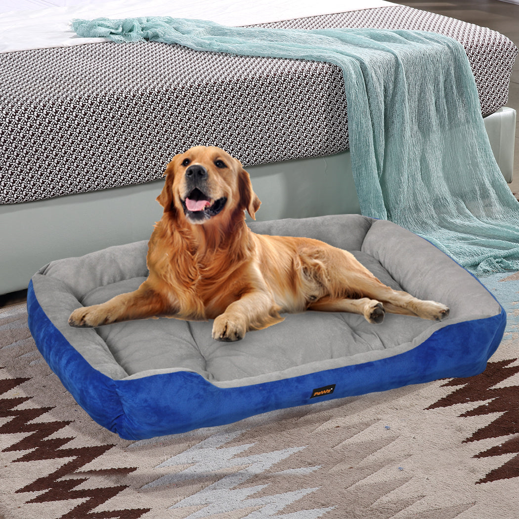 PaWz Pet Bed Dog Beds Bedding Mattress XL Navy X-Large-1836526642441359367