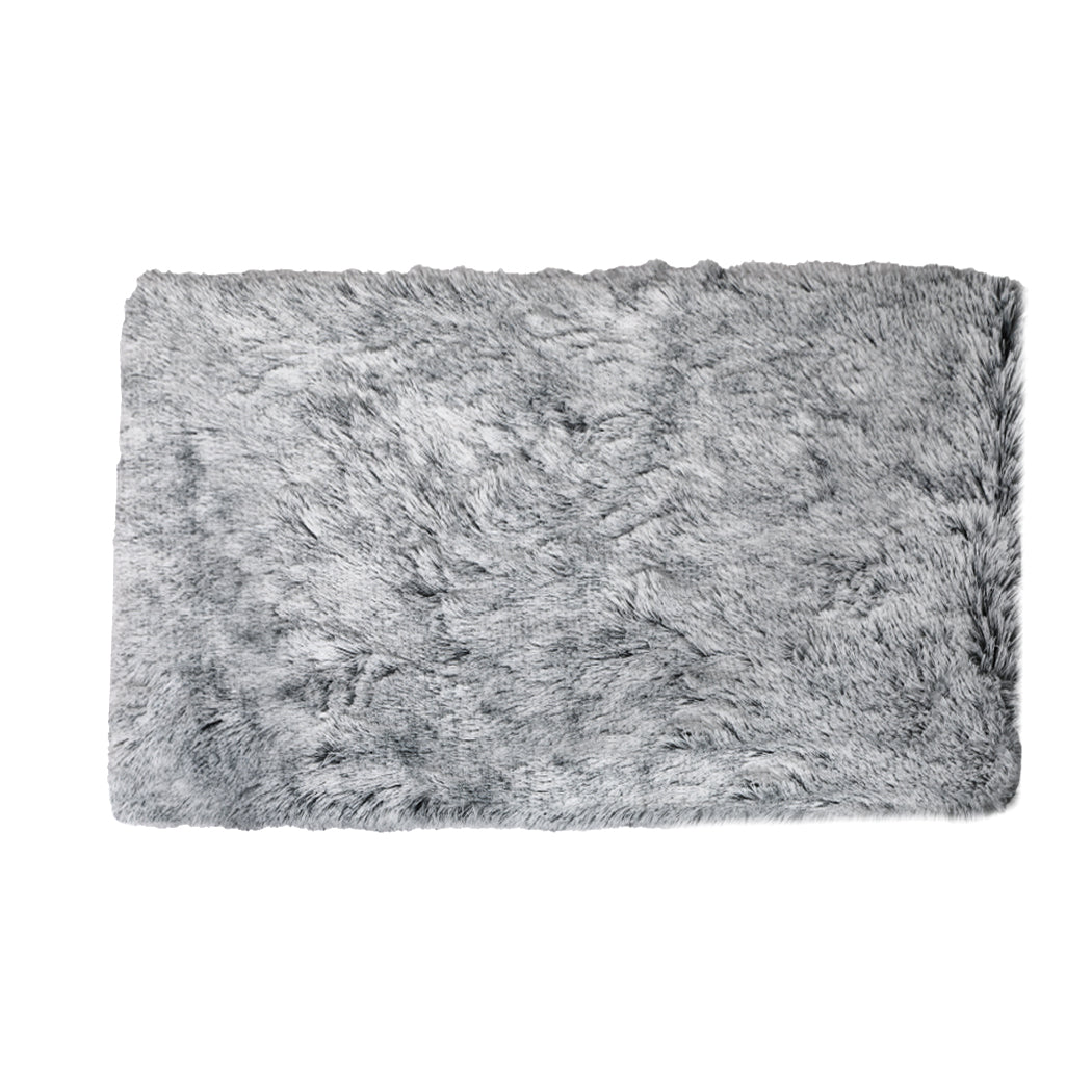 PaWz Replaceable Pet Bed Cover Plush Charcoal Small-1831593093422518272