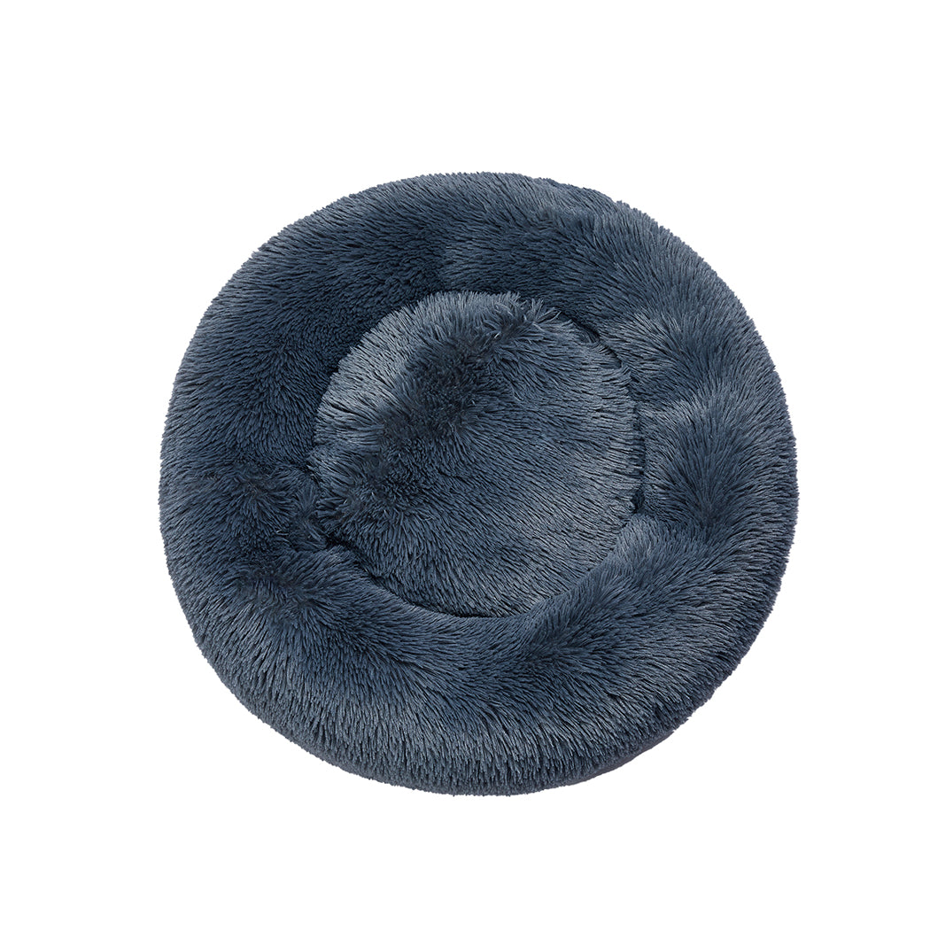 PaWz Pet Bed Cat Dog Donut Nest Calming XXXL Dark Grey XXX-Large-1836526679355428864