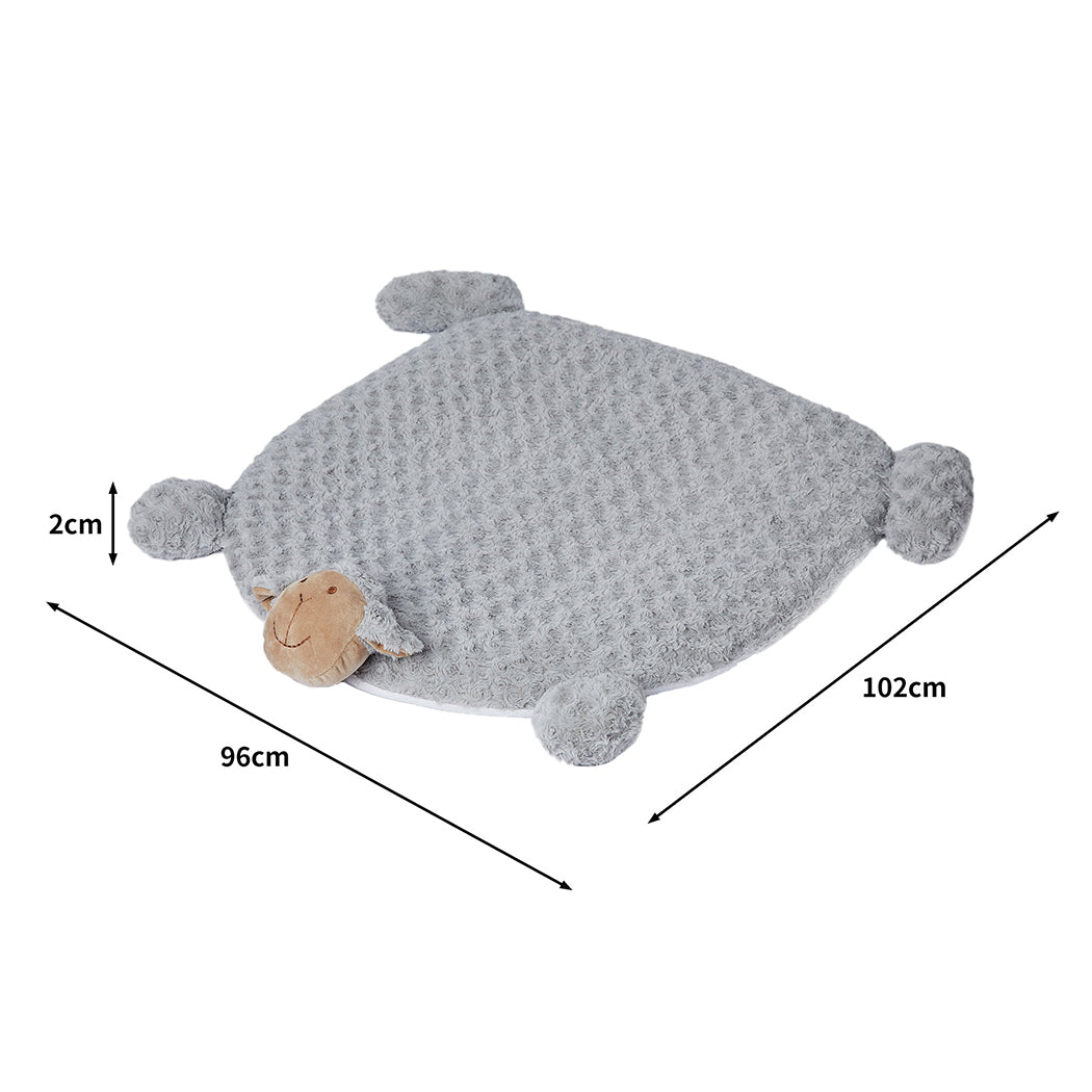 PaWz Pet Bed Cat Calming Beds Dog Squeaky L Grey Large-1831592969350811650