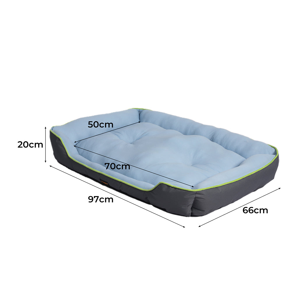 PaWz Pet Cooling Bed Sofa Mat Bolster Large-1836526652314750978