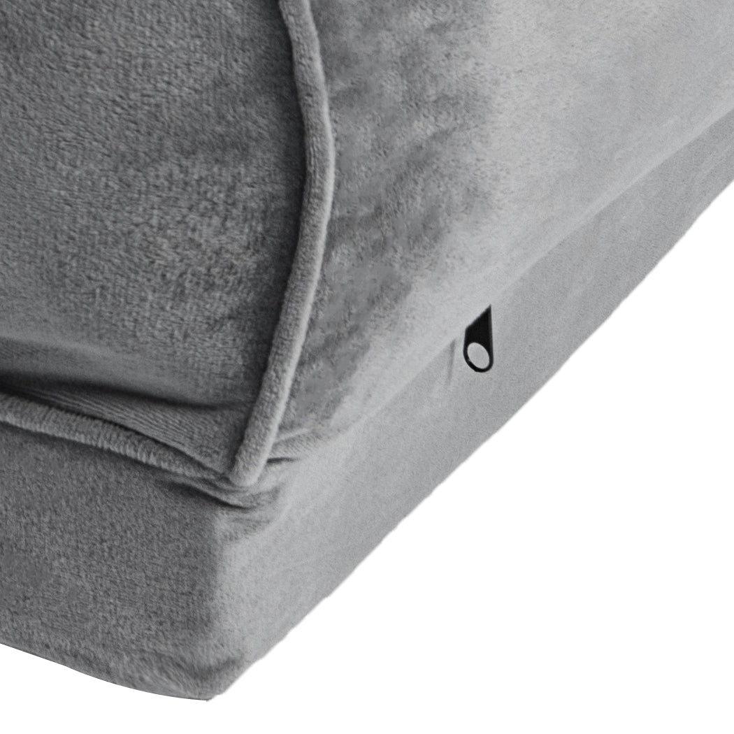 PaWz Pet Bed Sofa Dog Bedding Soft Warm XL Cover Grey Cover X-Large-1831593094131355652